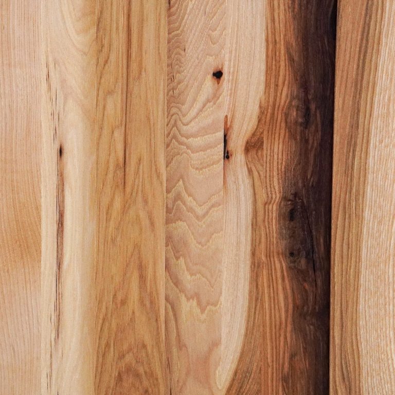 Rustic Hickory wood grain.